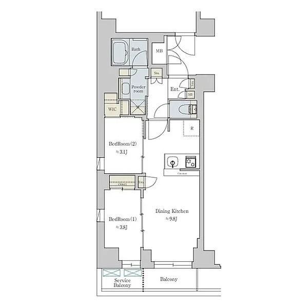 文京区本駒込６丁目のマンション
