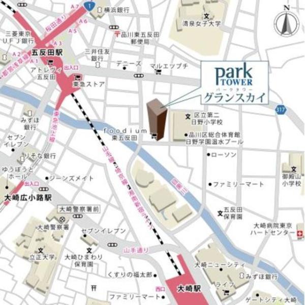 品川区東五反田２丁目のマンション