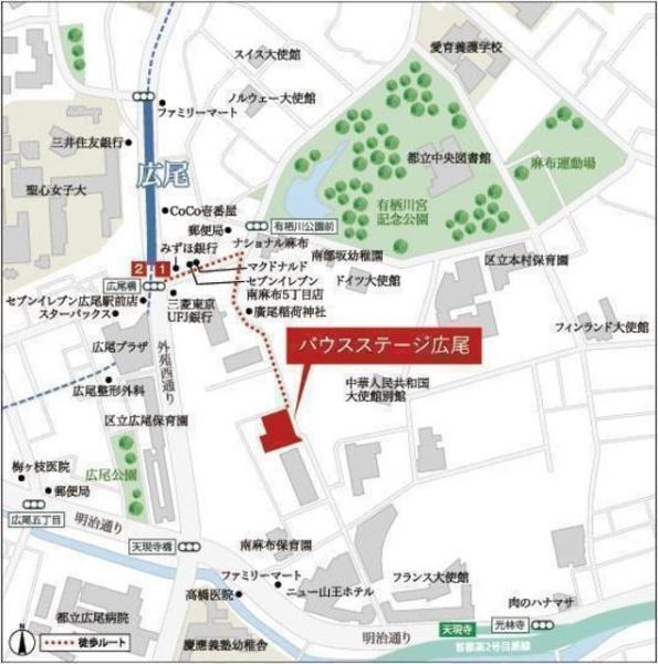 港区南麻布４丁目のマンション