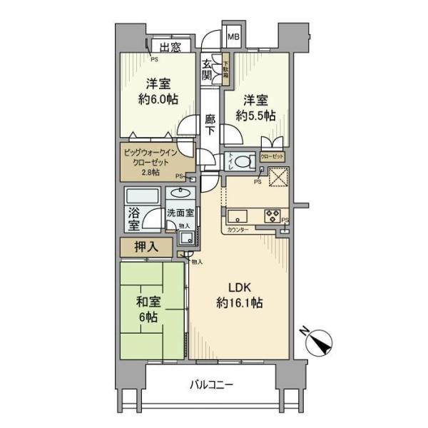 中央区勝どき５丁目のマンション