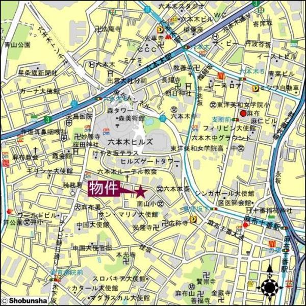 港区元麻布３丁目のマンション
