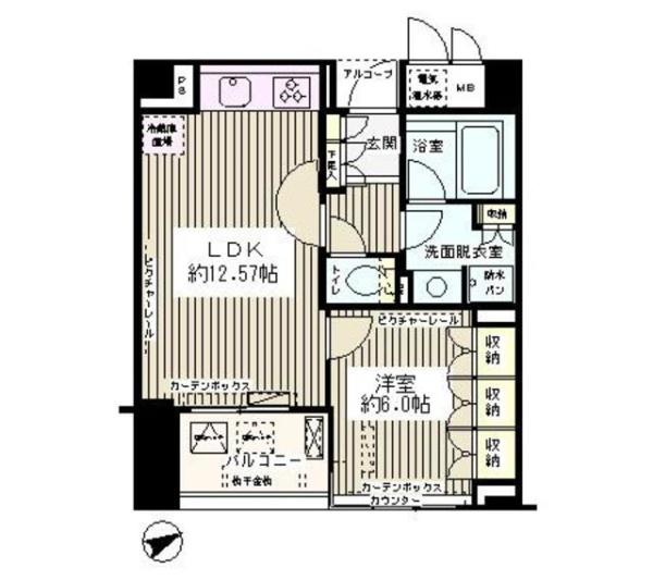 新宿区西早稲田２丁目のマンション