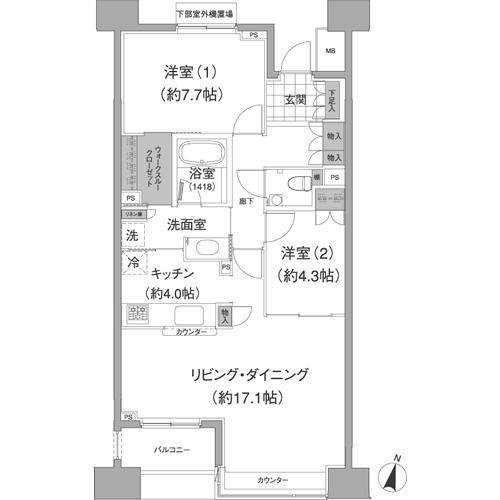 品川区上大崎２丁目のマンション
