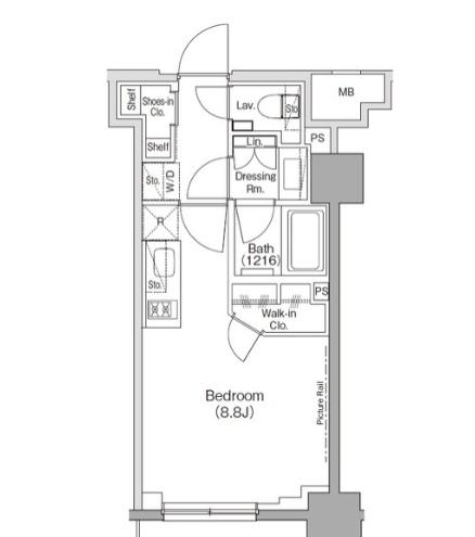 中央区佃３丁目のマンション