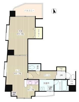 新宿区余丁町のマンション