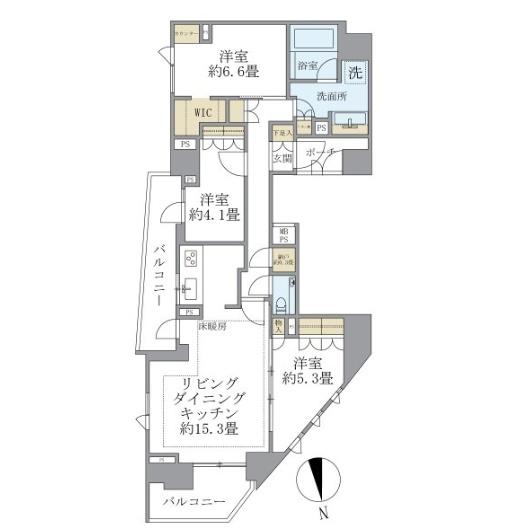 新宿区市谷薬王寺町のマンション