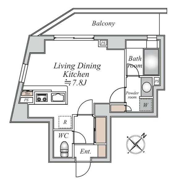 港区六本木２丁目のマンション