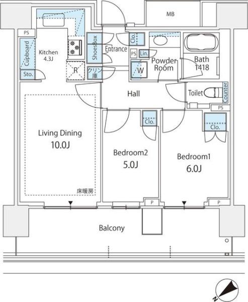 中央区晴海５丁目のマンション