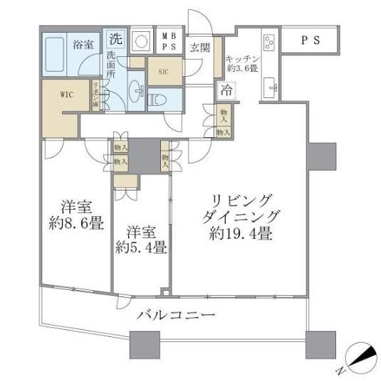 新宿区西新宿５丁目のマンション