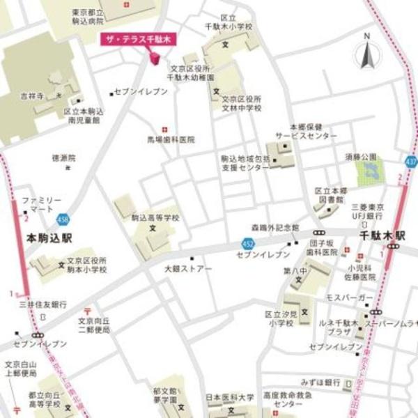 文京区千駄木５丁目のマンション