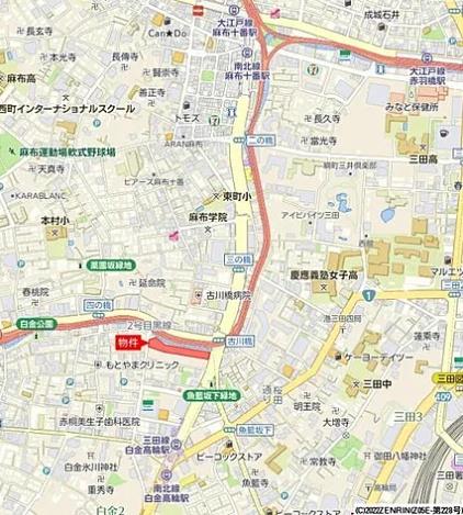 港区白金１丁目のマンション