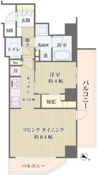 新宿区払方町のマンション