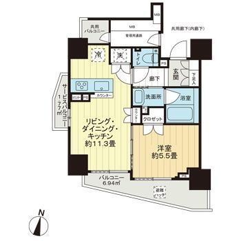 新宿区富久町のマンション