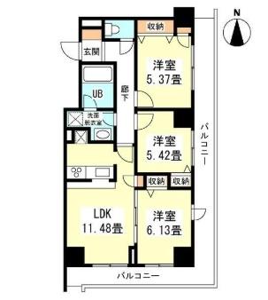 中野区中野６丁目のマンション