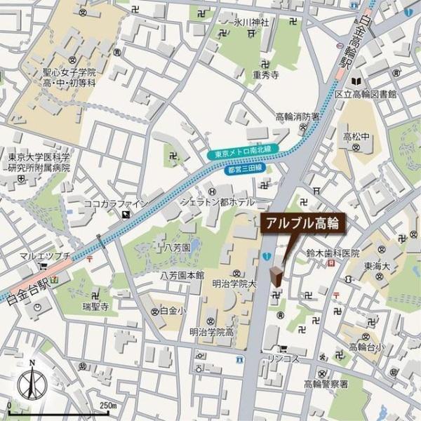 港区高輪１丁目のマンション
