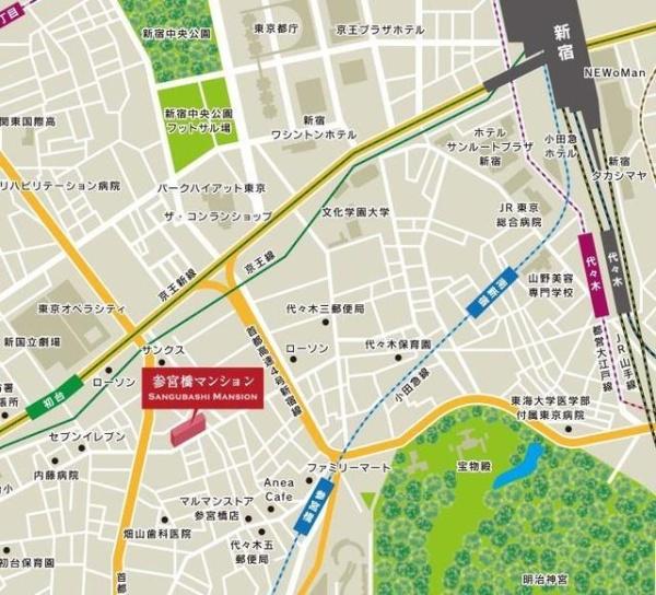 渋谷区代々木４丁目のマンション