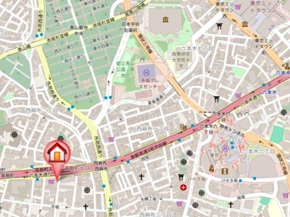 港区西麻布４丁目のマンション