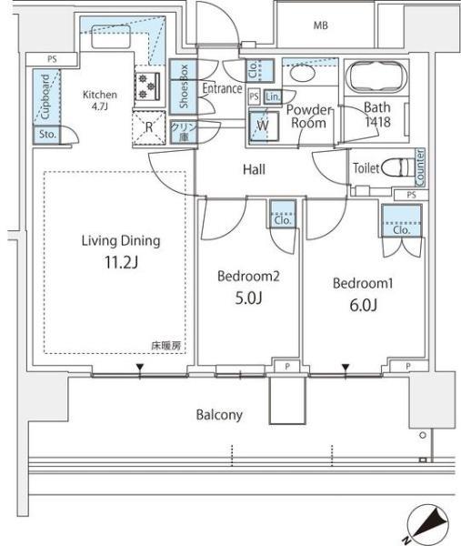中央区晴海５丁目のマンション