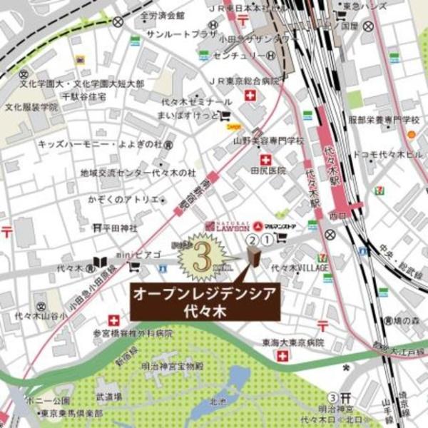 渋谷区代々木１丁目のマンション
