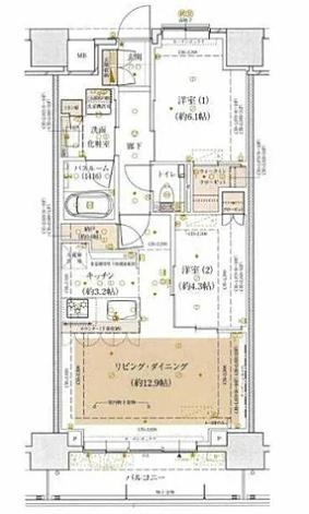 中央区築地６丁目のマンション