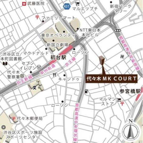 渋谷区代々木４丁目のマンション