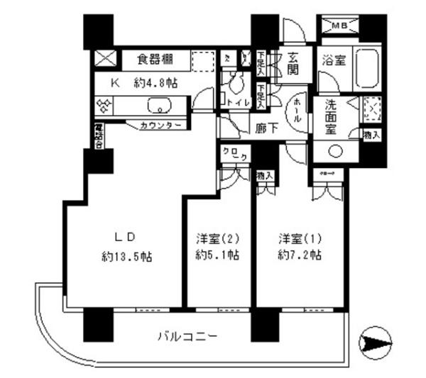 中央区佃１丁目のマンション