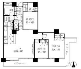 中央区佃１丁目のマンション