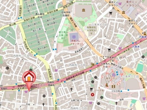 港区西麻布４丁目のマンション