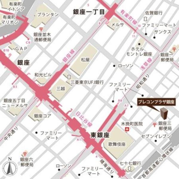中央区銀座３丁目のマンション
