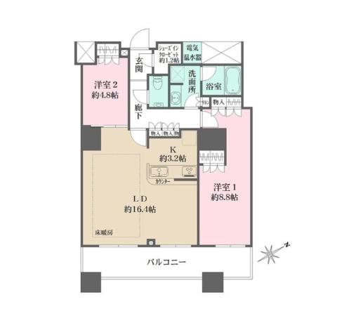 新宿区西新宿５丁目のマンション