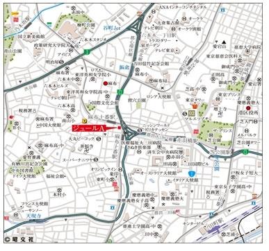 港区麻布十番１丁目のマンション
