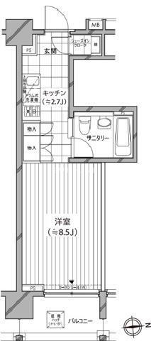 港区麻布十番２丁目のマンション