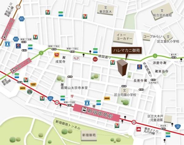 新宿区新宿１丁目のマンション