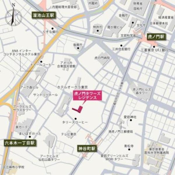 港区虎ノ門４丁目のマンション