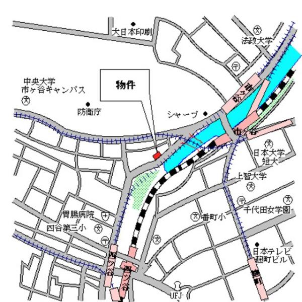 新宿区市谷本村町のマンション