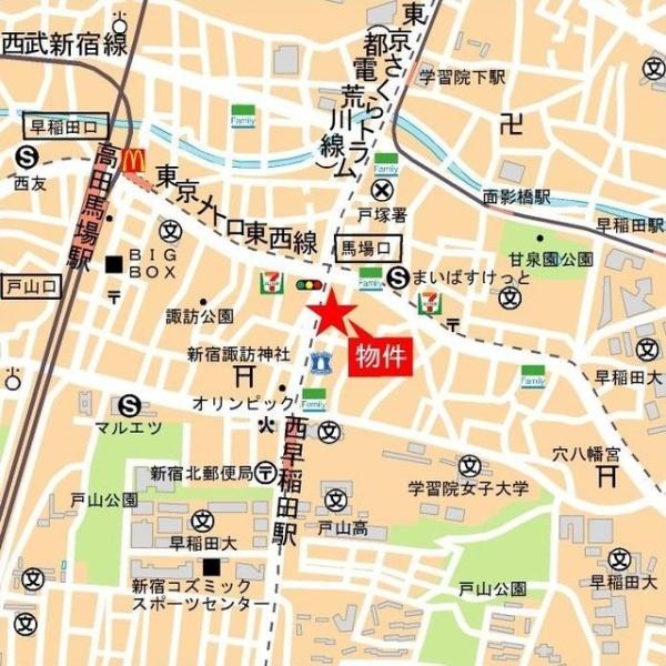 新宿区西早稲田２丁目のマンション