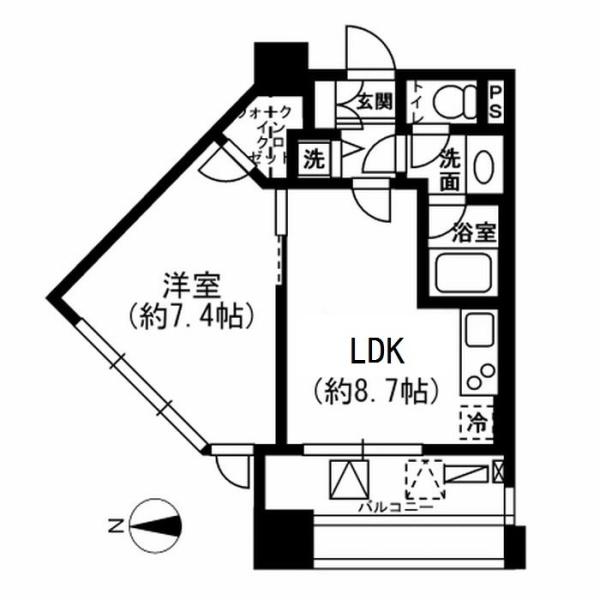 新宿区市谷本村町のマンション