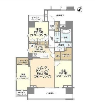 新宿区若松町のマンション
