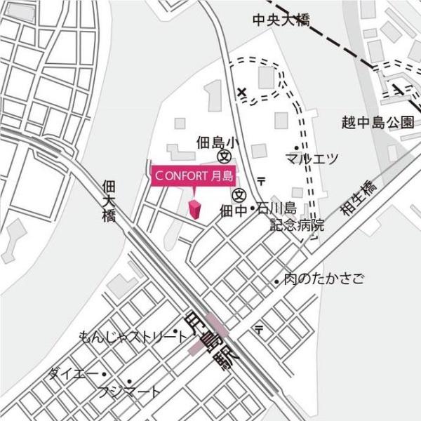 中央区佃１丁目のマンション