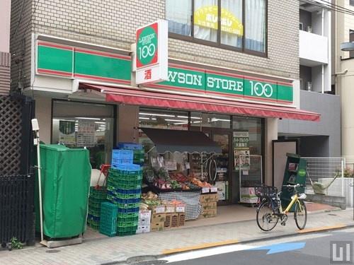 港区高輪１丁目のアパート(ローソンストア100高輪一丁目店)
