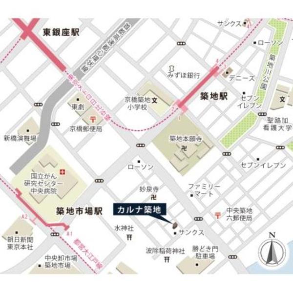 中央区築地６丁目のマンション