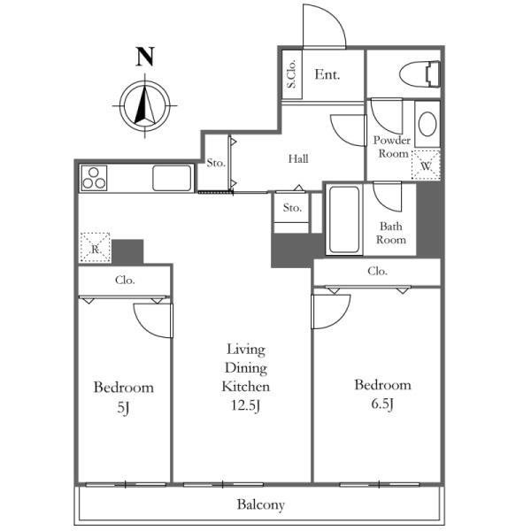 中央区佃２丁目のマンション