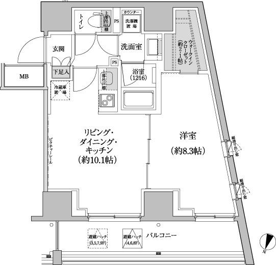 渋谷区本町４丁目のマンション