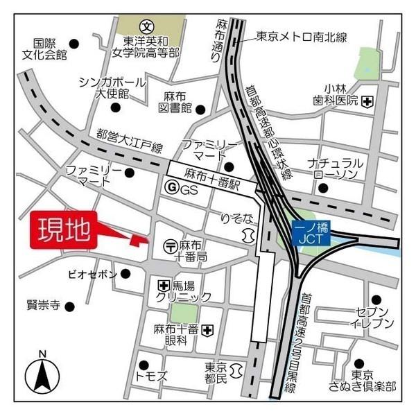 港区麻布十番２丁目のマンション