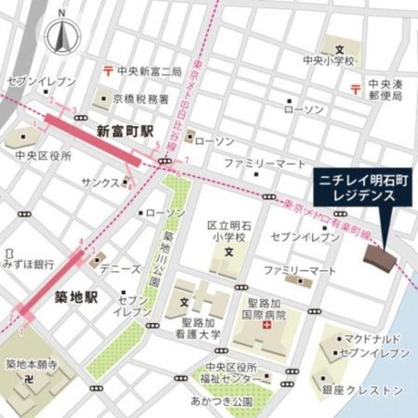 中央区明石町のマンション