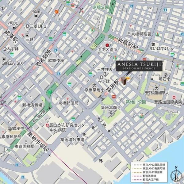 中央区築地３丁目のマンション