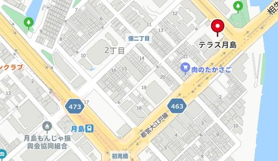中央区佃２丁目のマンション
