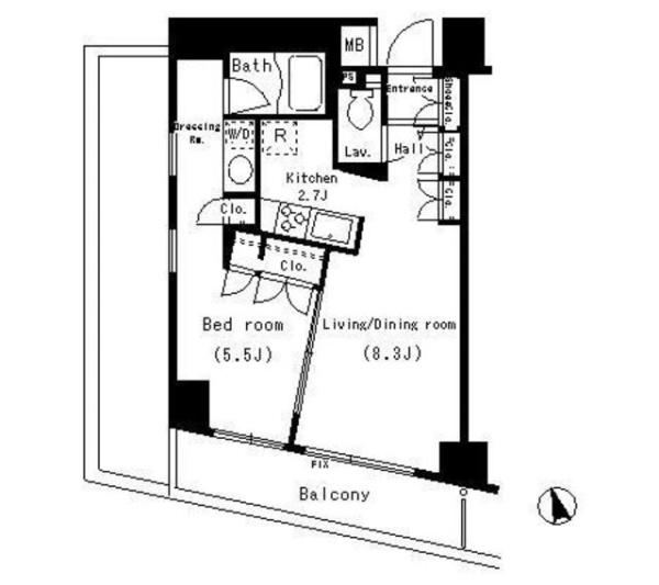 中央区新富２丁目のマンション
