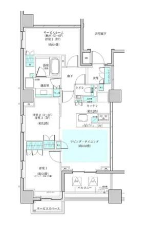新宿区戸山３丁目のマンション