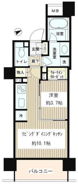 品川区西五反田３丁目のマンション